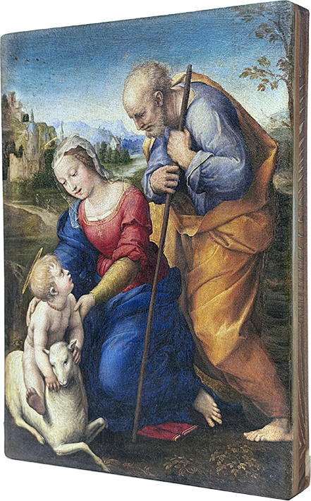 Sacra Famiglia con l’agnello
