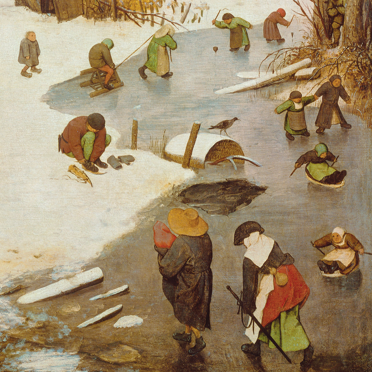 Il censimento di Betlemme - particolare - Bruegel, Pieter - il Vecchio