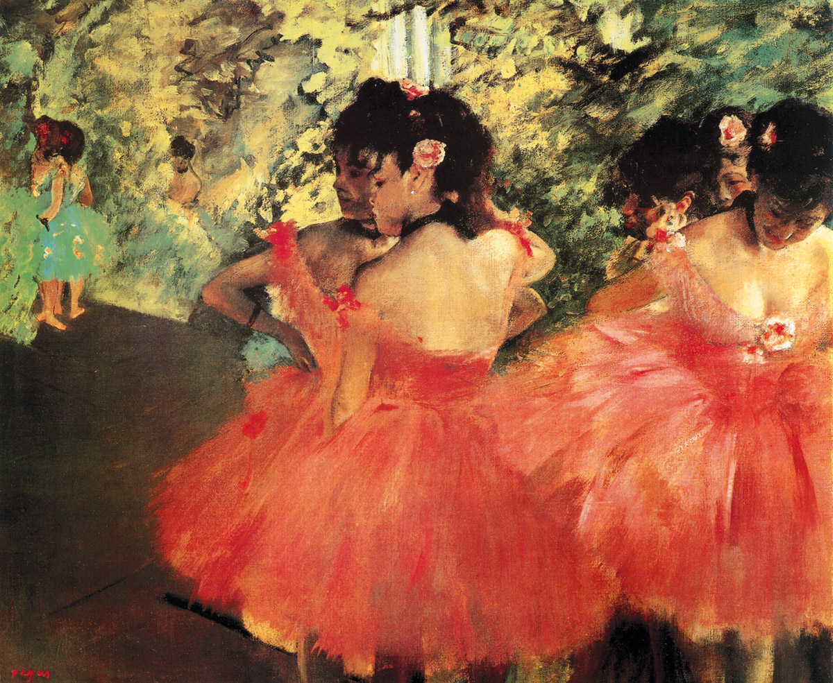 Ballerine in rosa - Degas, Edgar