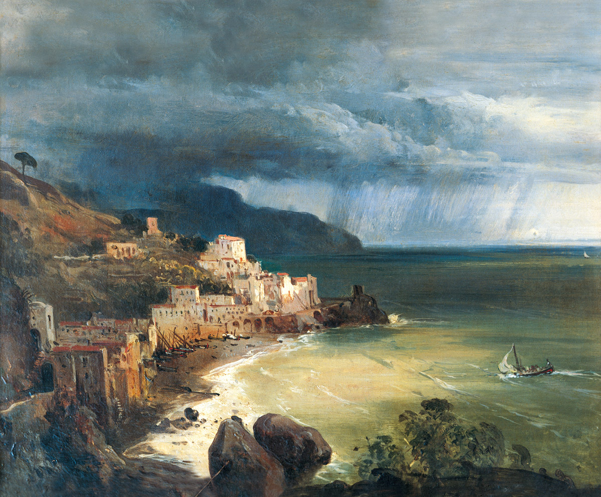 Tempesta sul golfo di Amalfi - Gigante, Giacinto