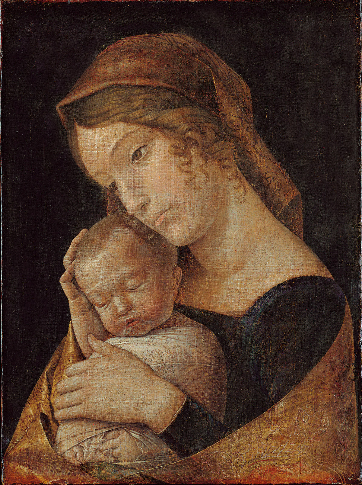 Madonna con bambino dormiente - Mantegna, Andrea