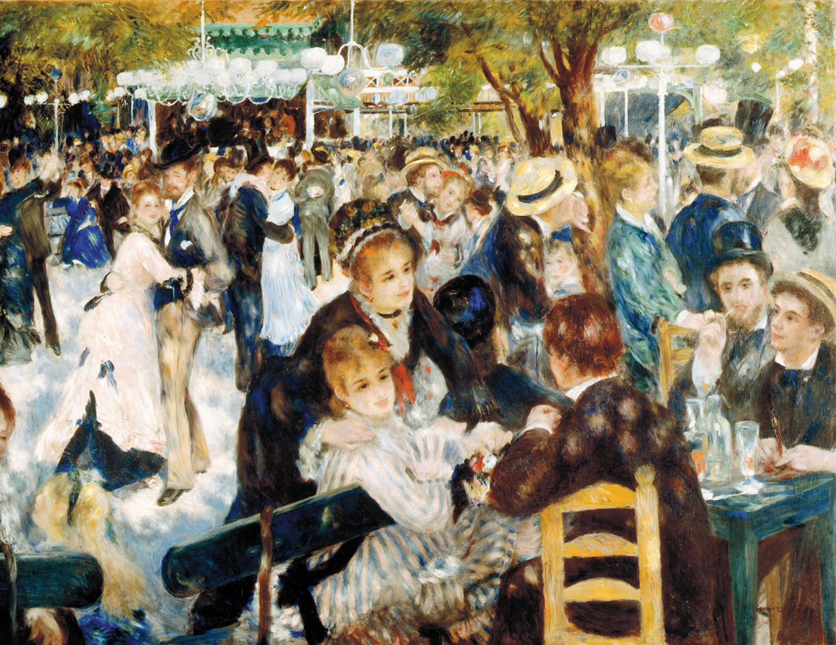 Bal au Moulin de la Galette - Renoir, Pierre-Auguste