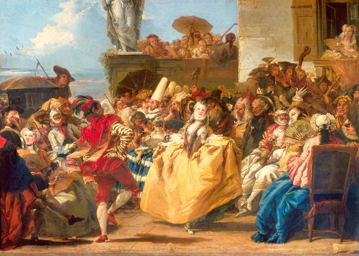 Carnevale (Il Minuetto) - Tiepolo, Giambattista