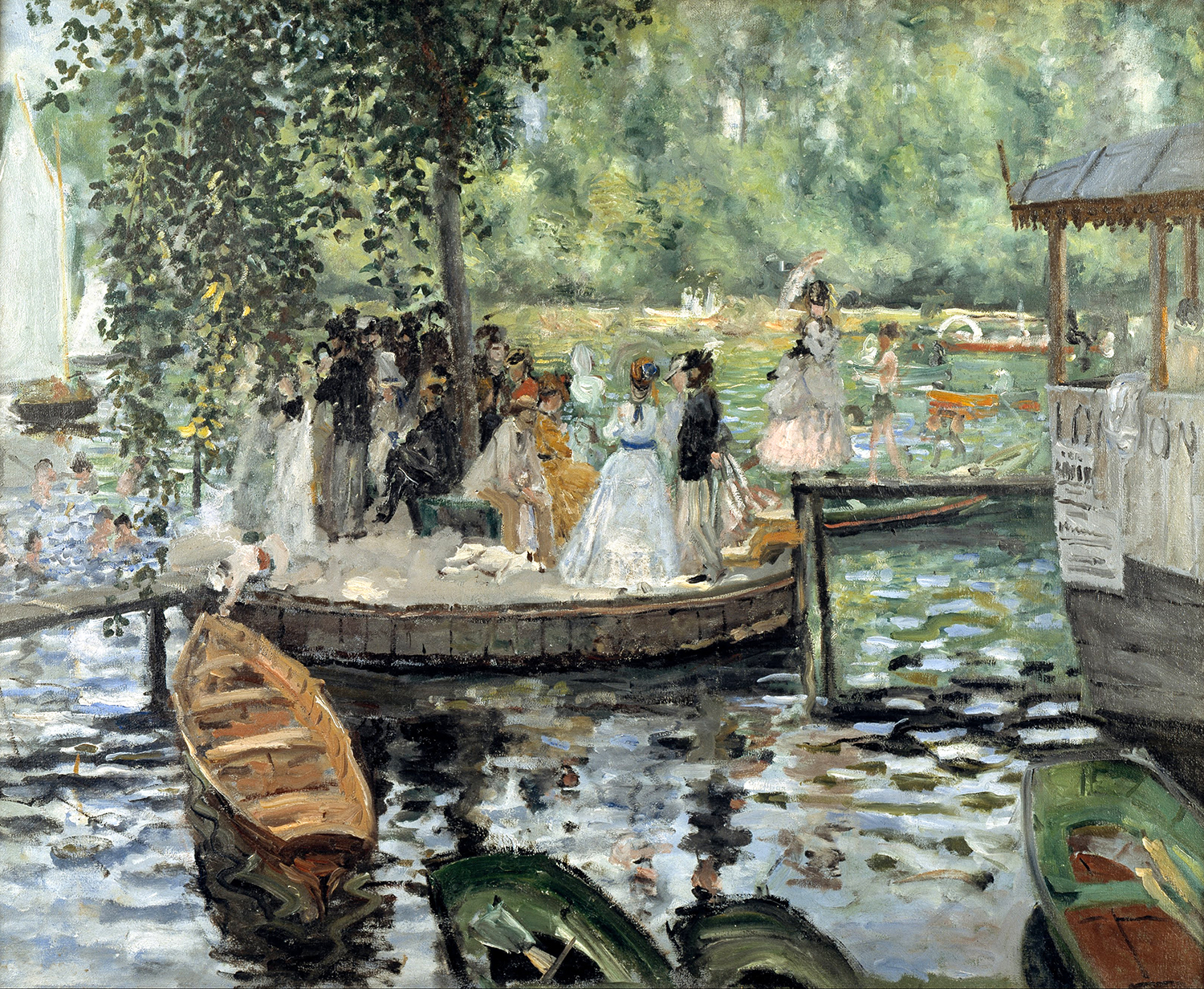 La Grenouillère - Renoir, Pierre-Auguste