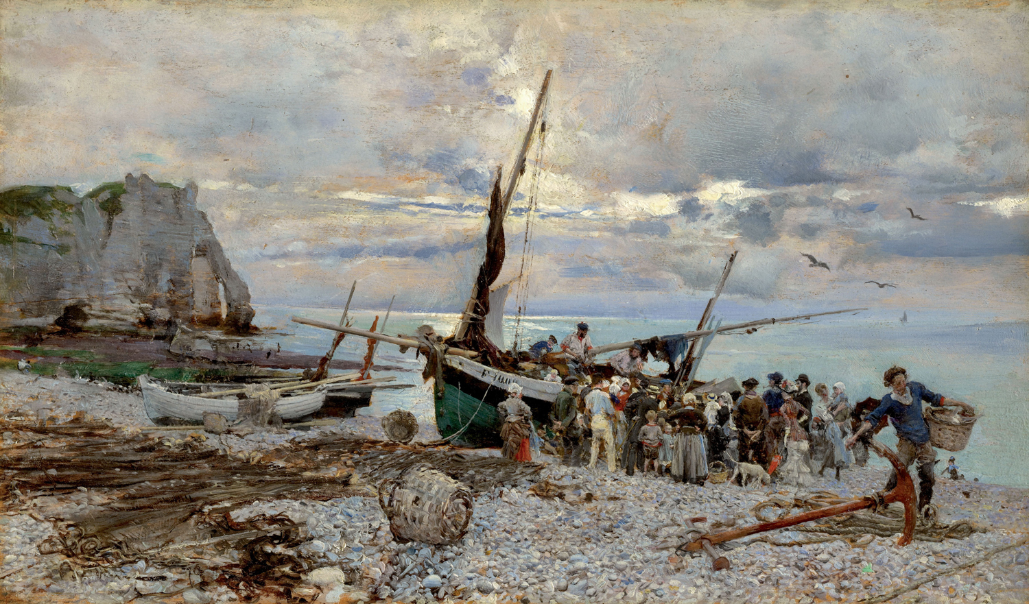 Ritorno dalla pesca - Boldini, Giovanni