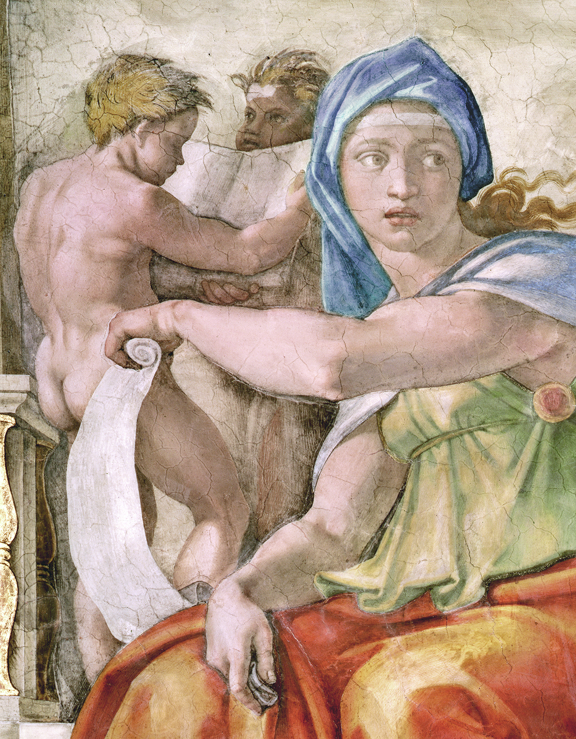Sibilla Delfica (particolare) - Michelangelo Buonarroti
