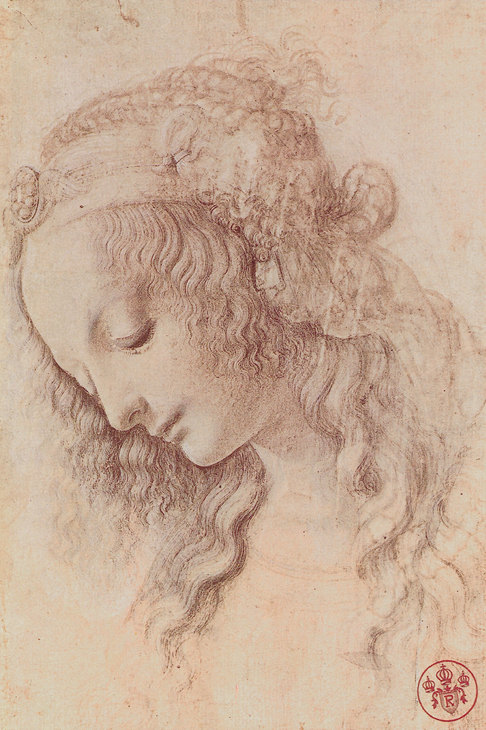 Testa di donna di profilo - Leonardo da Vinci