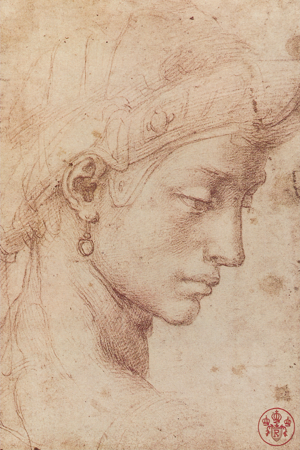 Testa femminile di profilo - Leonardo da Vinci
