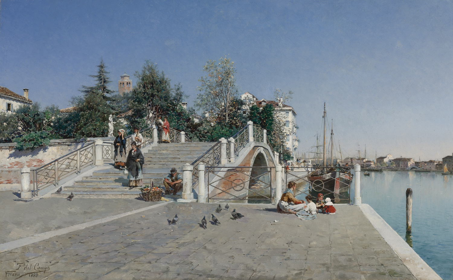 Il ponte della calcina - Del Campo, Federico