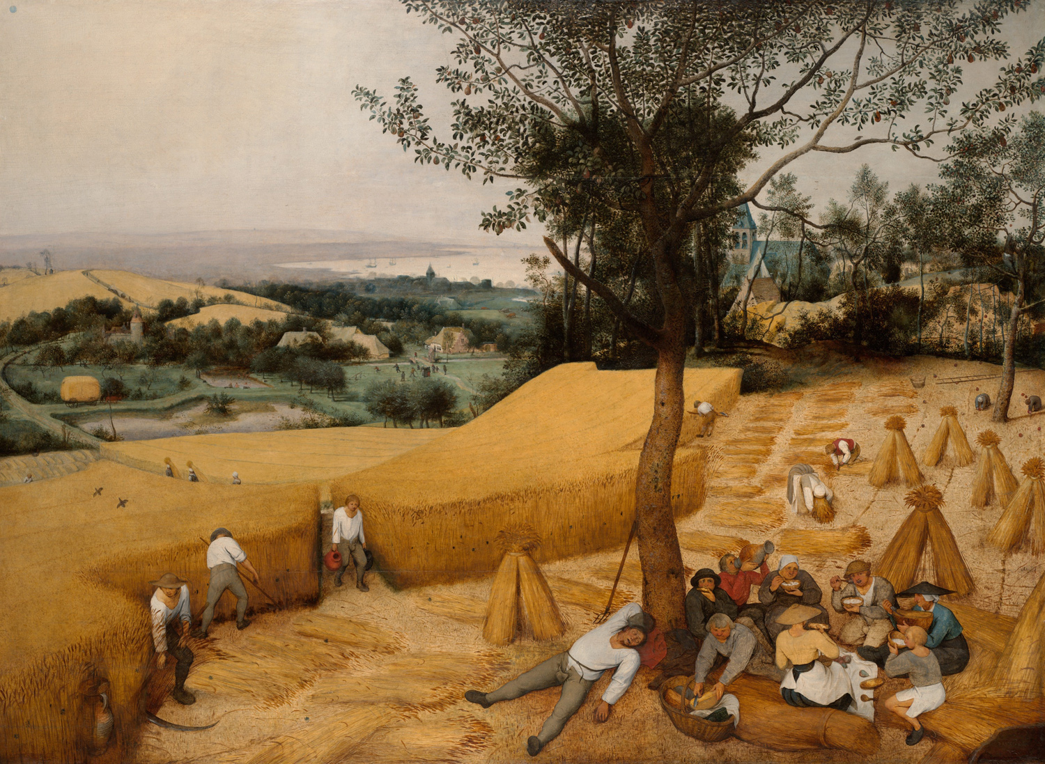 La raccolta del grano - Bruegel, Pieter - il Vecchio