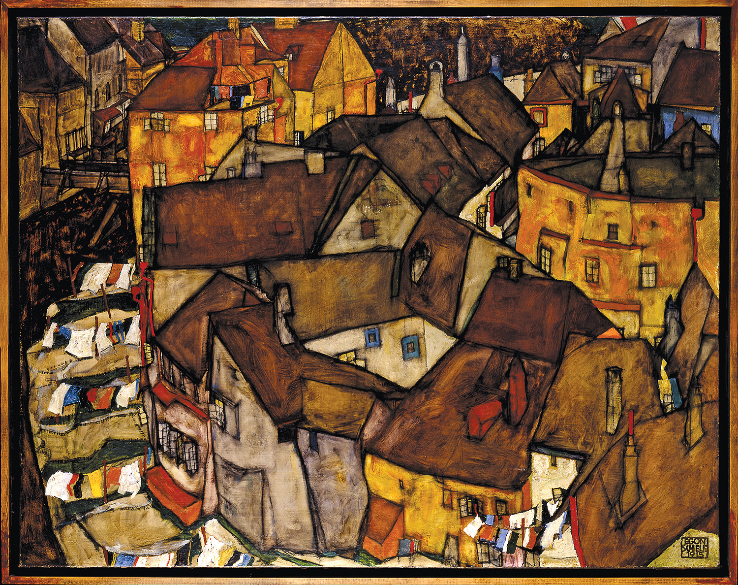 Gruppo di case II - Piccola Città - Schiele, Egon