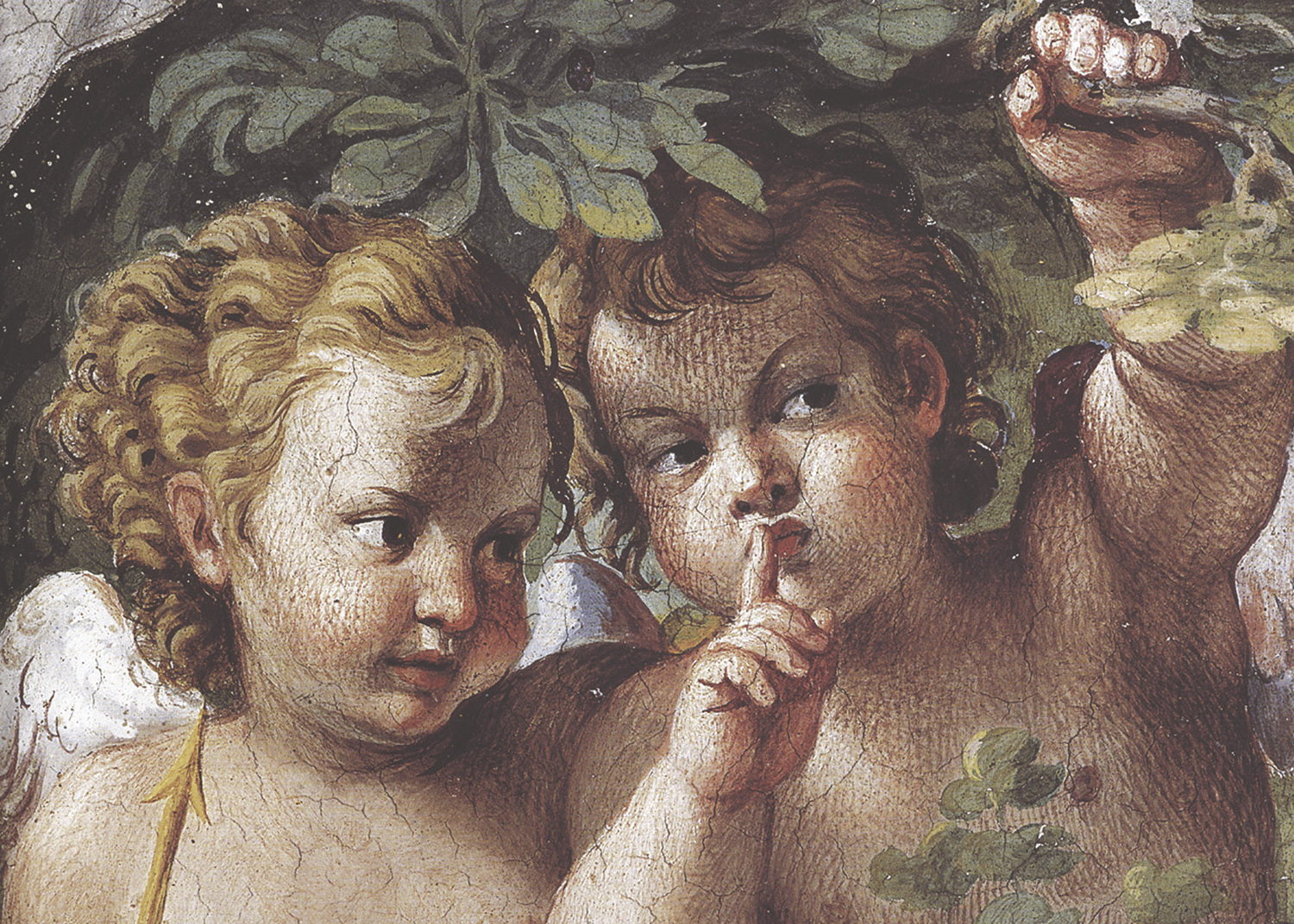 Diana che contempla ammirata Endimone mentre riposa (particolare) - Carracci, Annibale