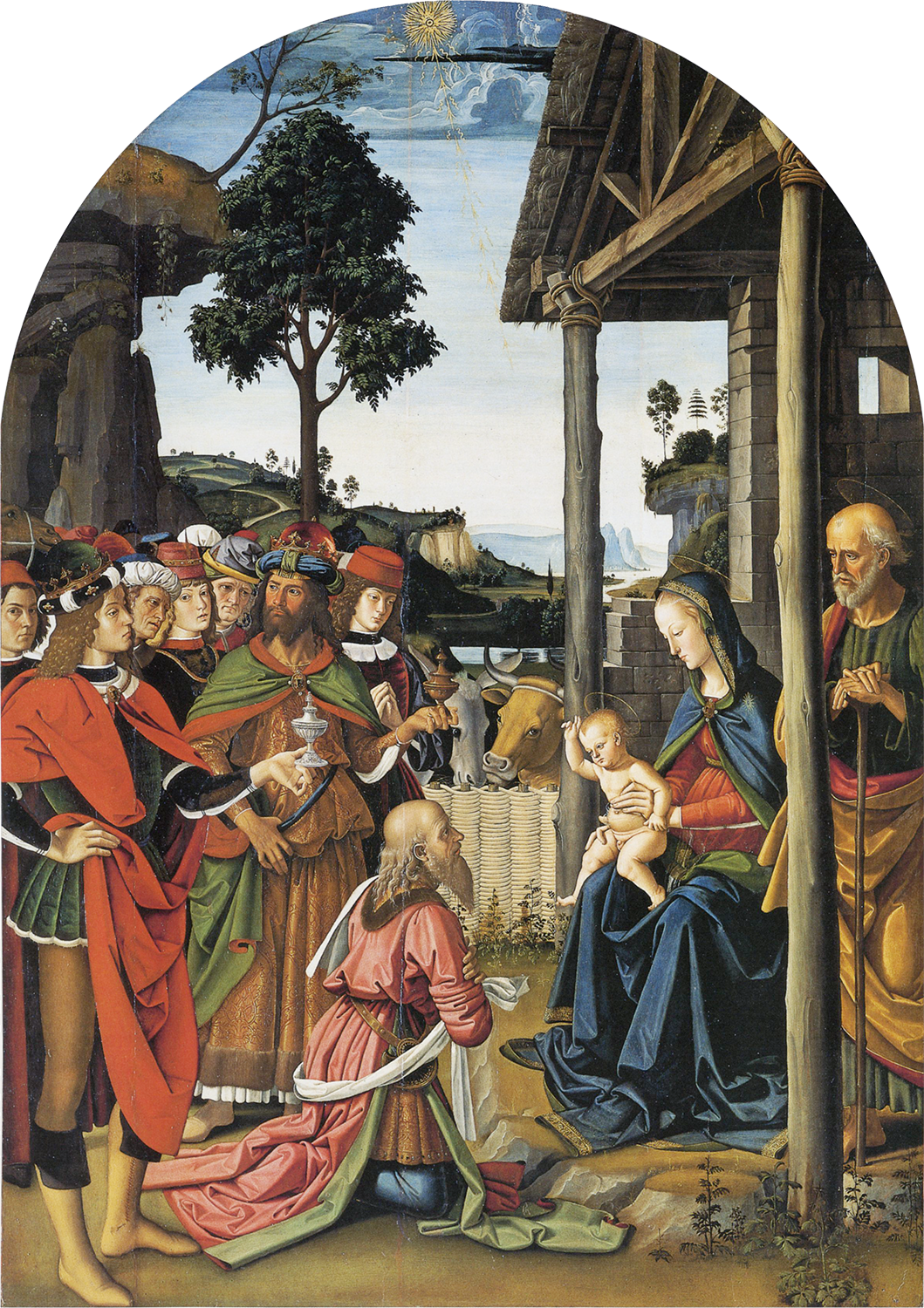 Adorazione dei Magi (Epifania) - Perugino, Pietro