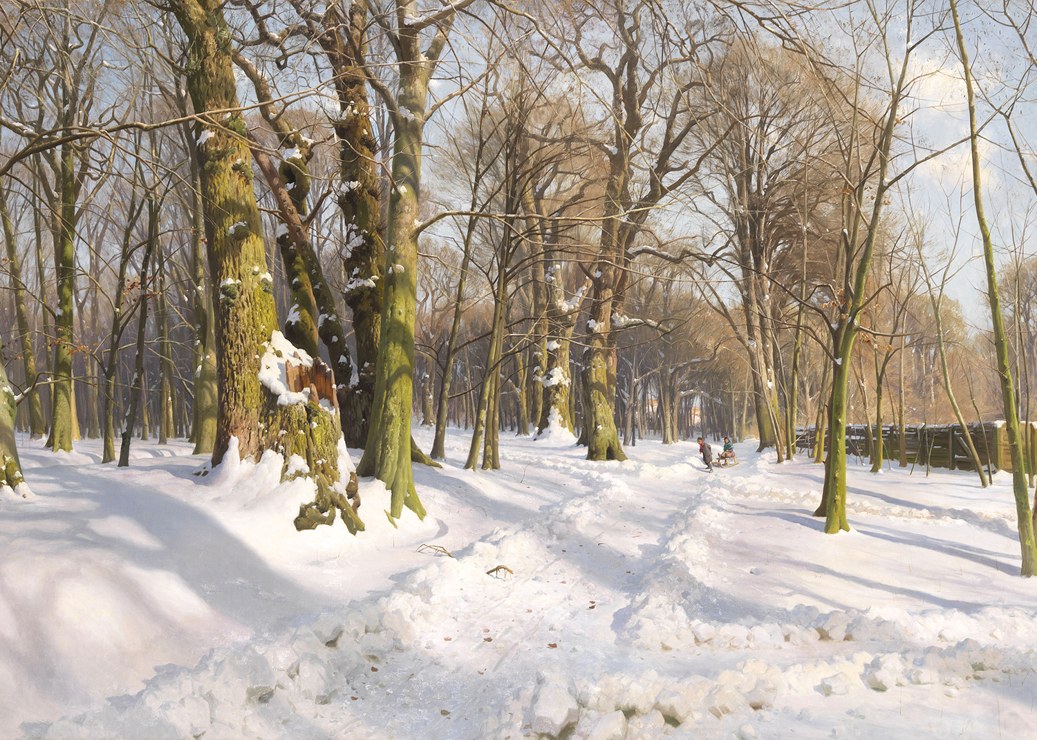 Foresta innevata - Mønsted, Peder Mørk