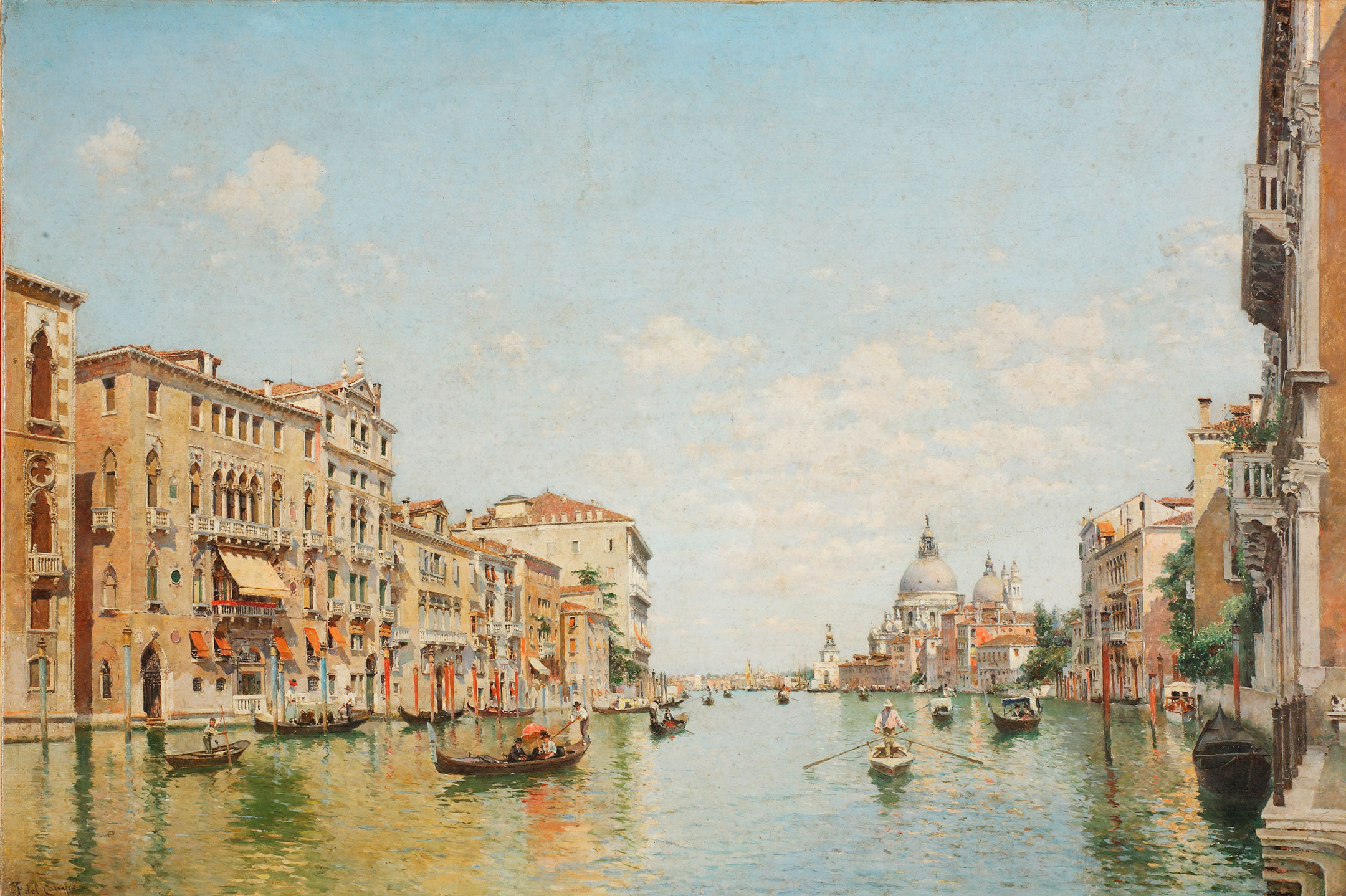 Vista del Canal Grande - Del Campo, Federico