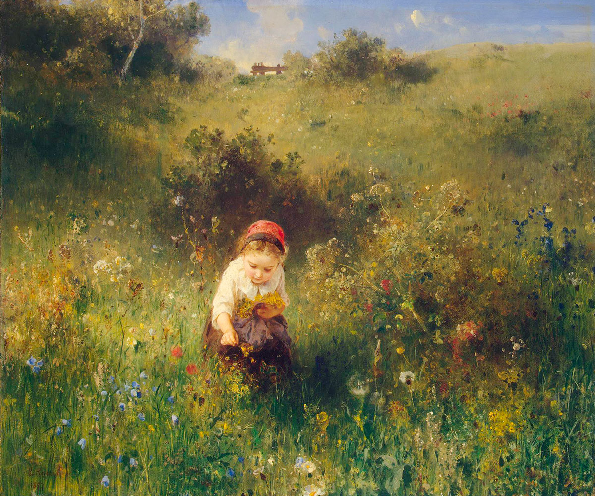 Ragazza in un campo - Ludwig, Knaus