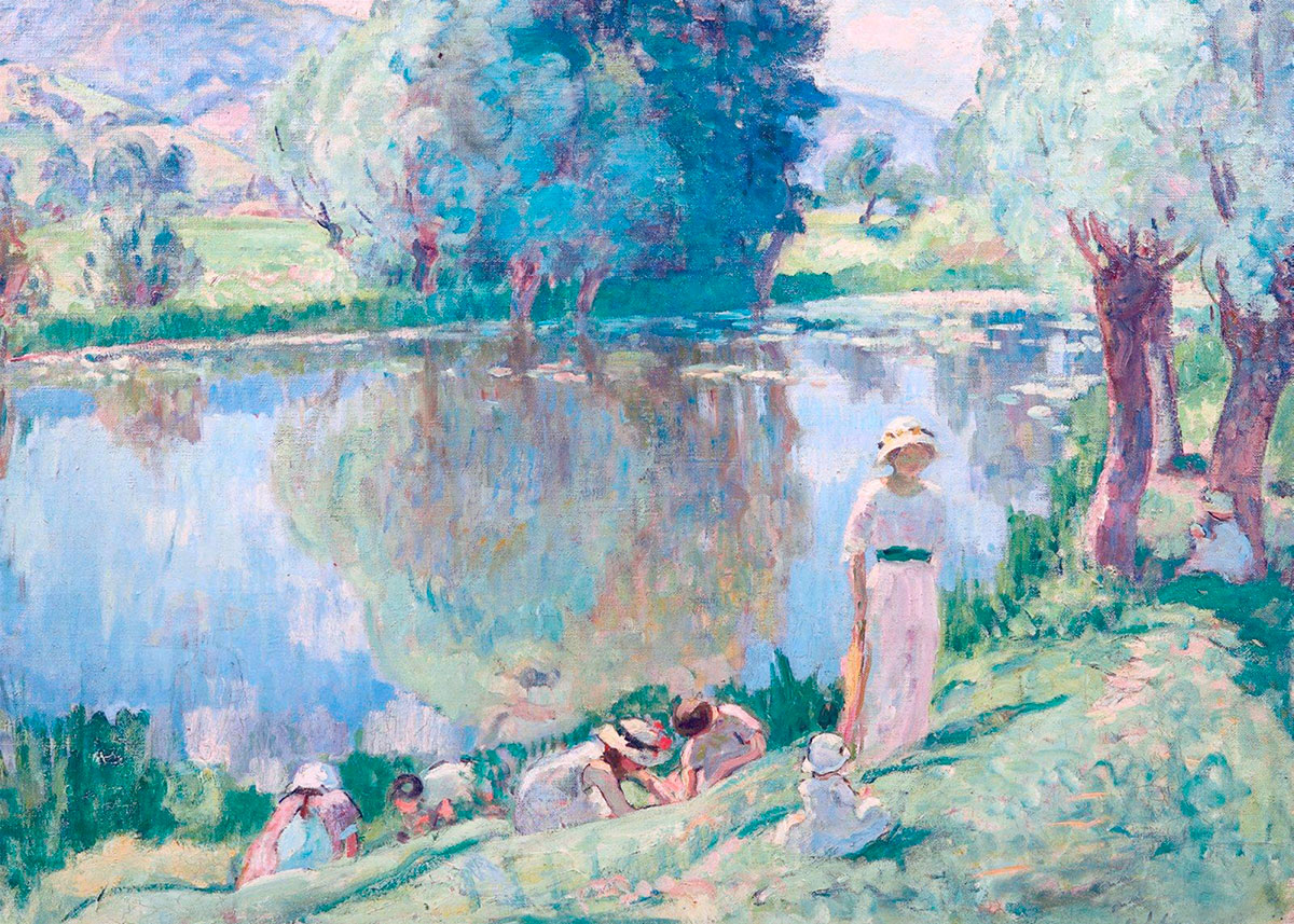 Mattino di primavera ad Andalys - Lebasque, Henri