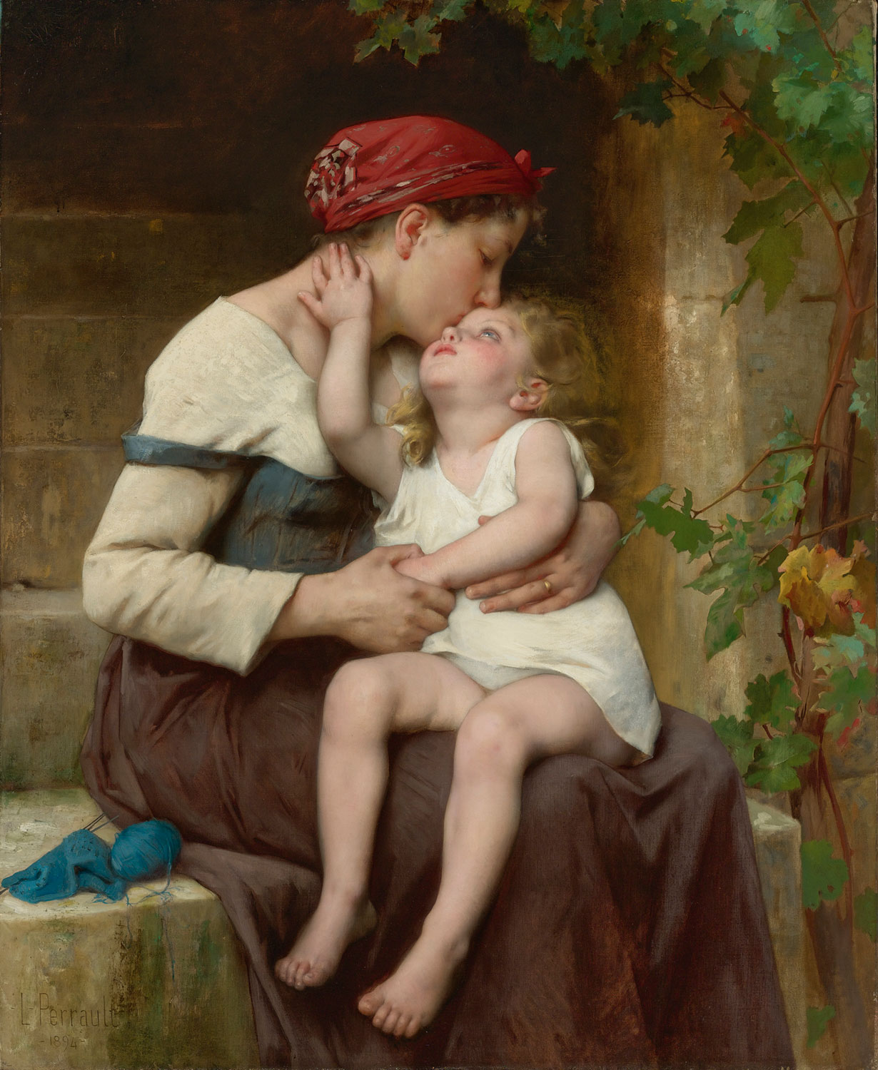 Madre col bambino - Perrault, Lèon