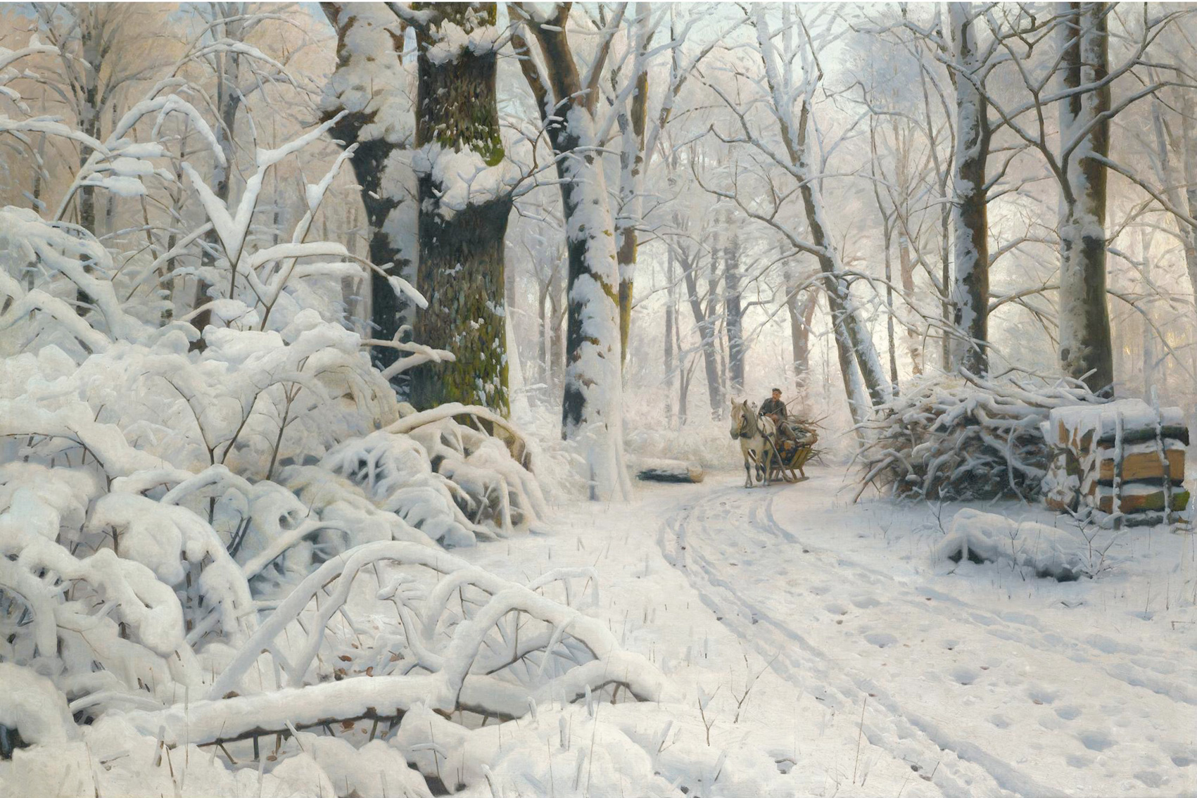 Foresta in inverno - Mønsted, Peder Mørk