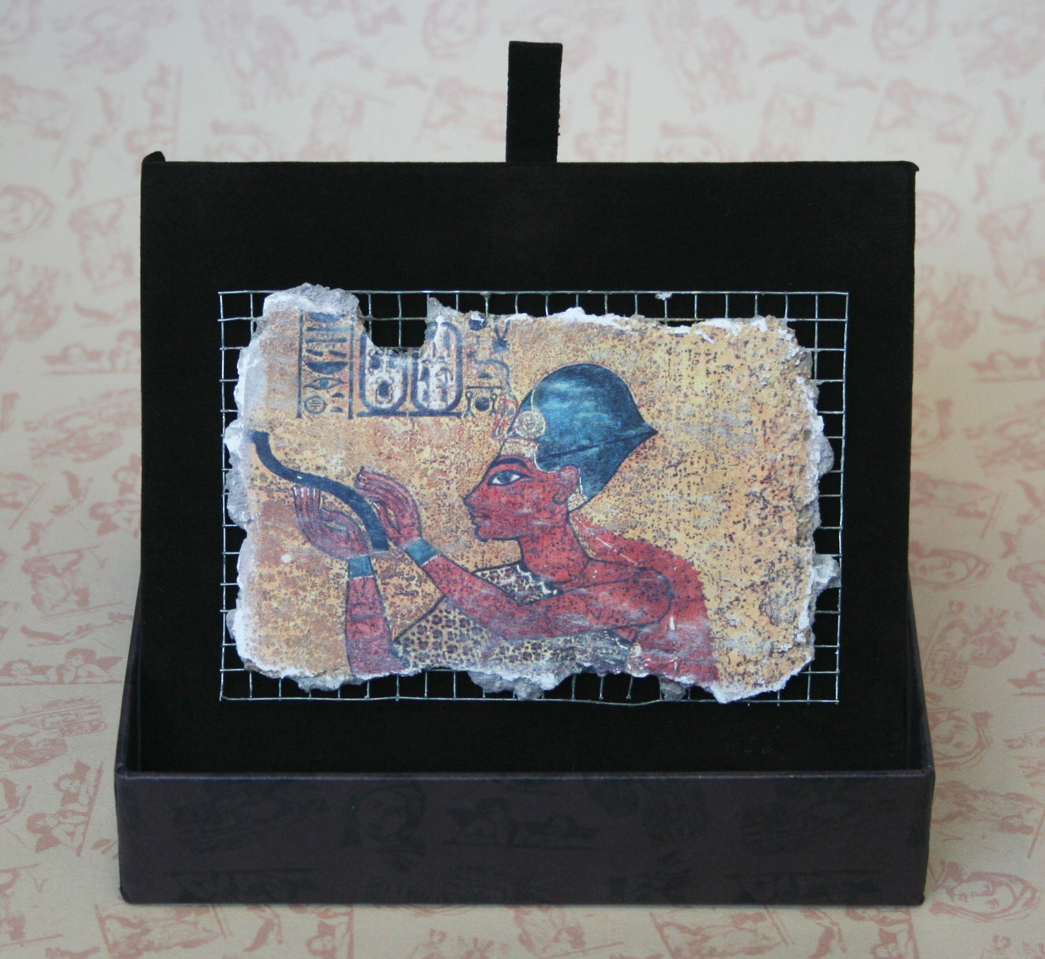 Affresco dalla tomba di Tutankhamon (part3) - FRAMMENTI AFFRESCO