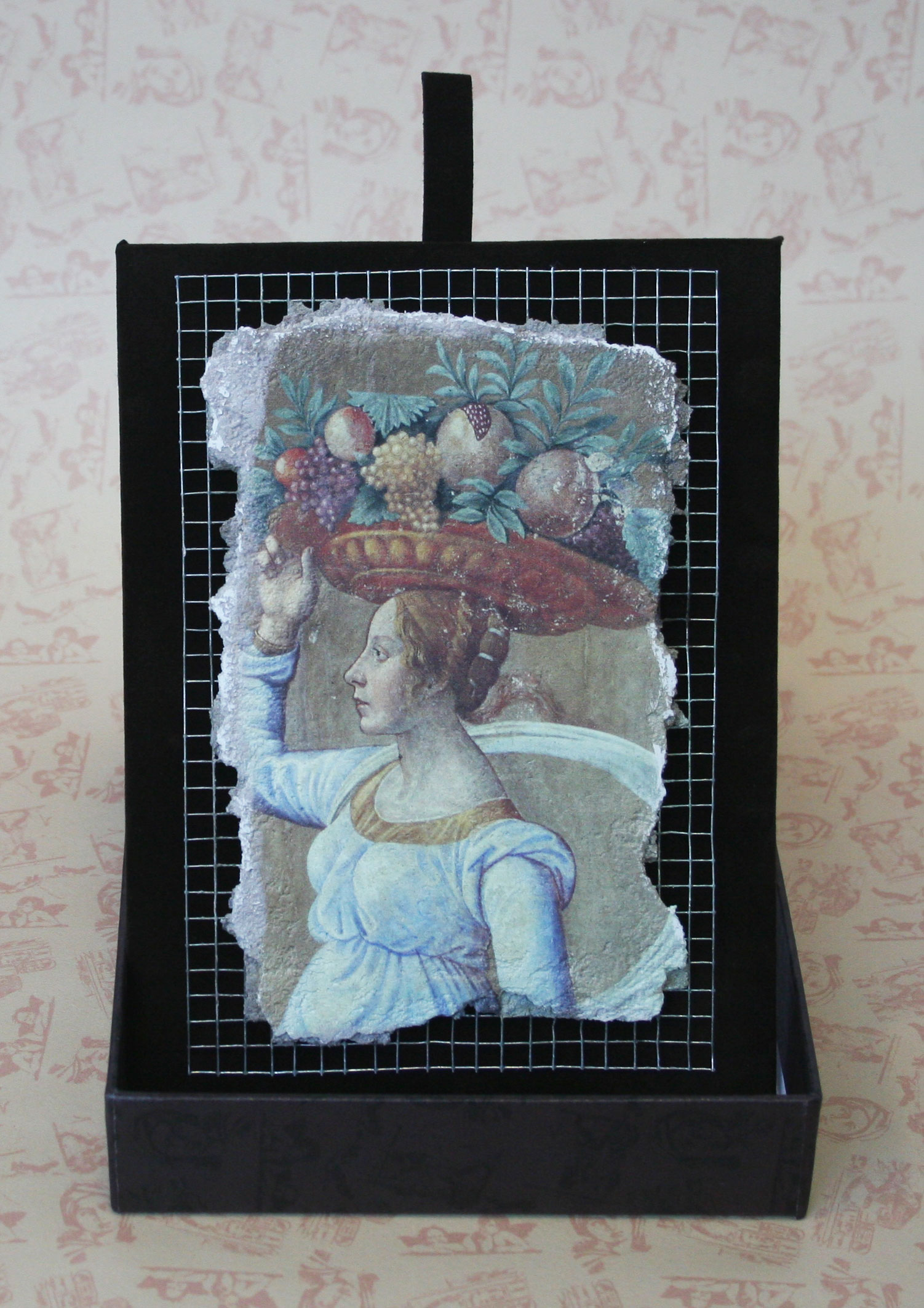 Botticelli - Fanciulla con vassoio di frutta (part) - FRAMMENTI AFFRESCO
