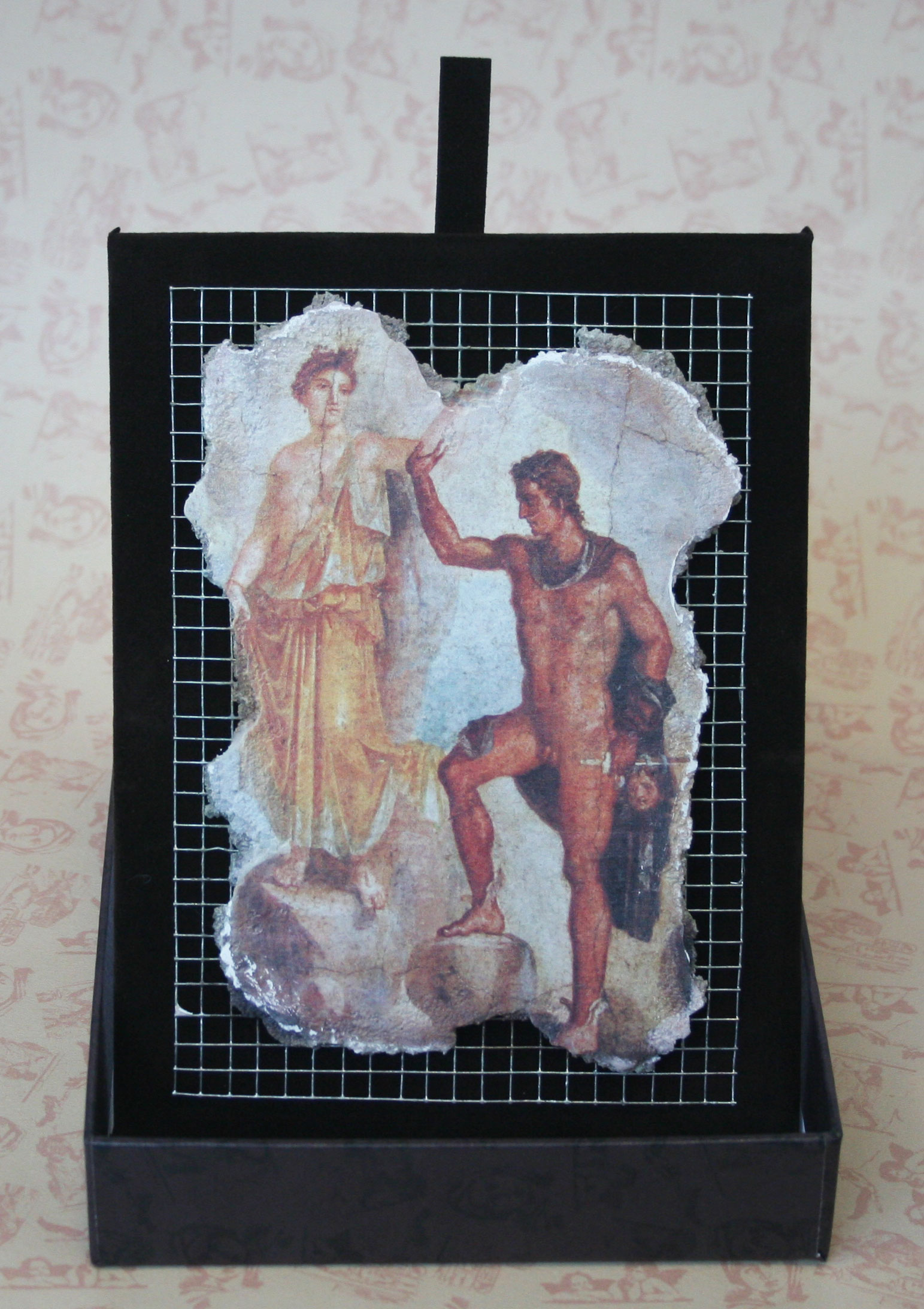 Affresco Romano - Perseo e Andromeda (part) - FRAMMENTI AFFRESCO