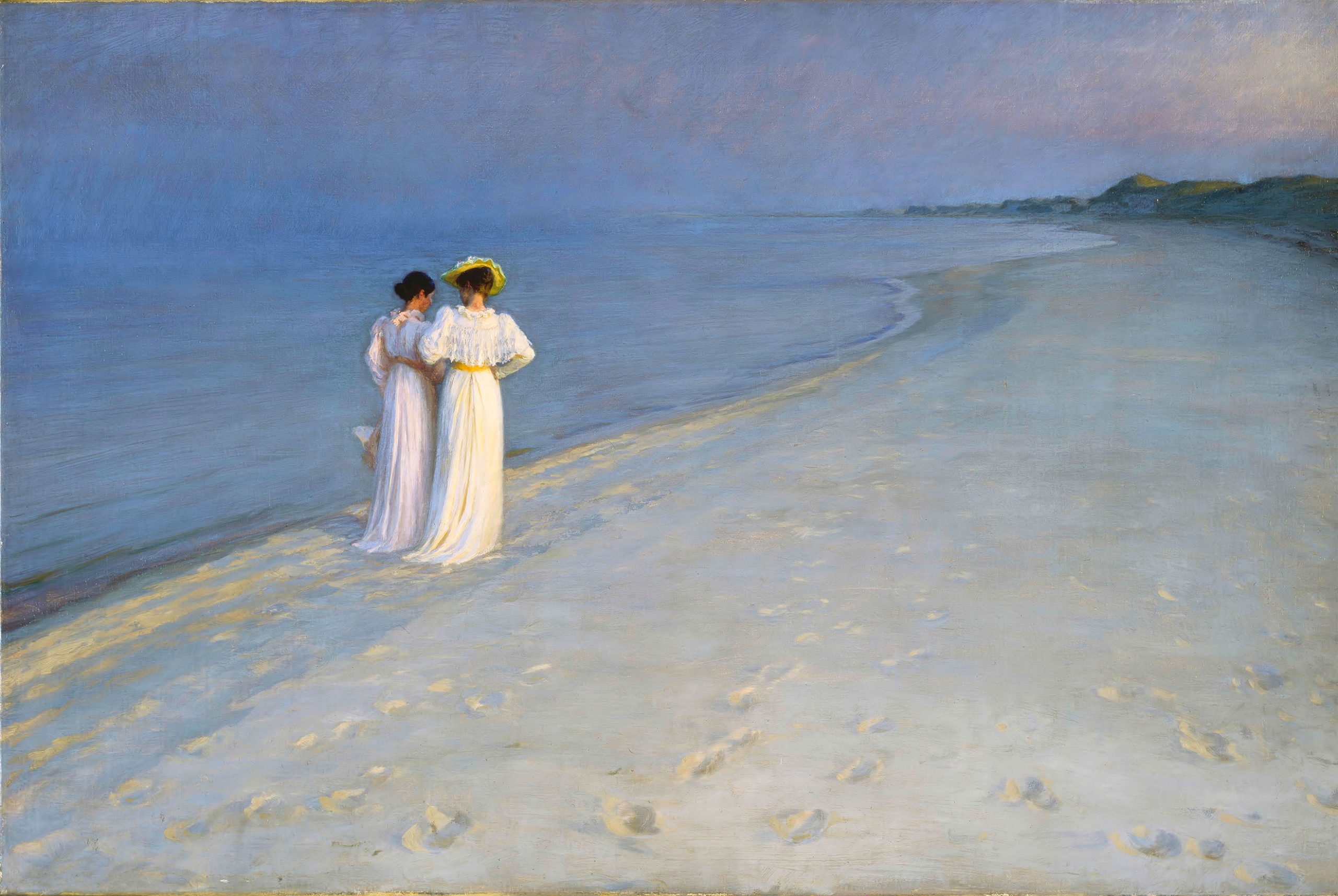 Serata d'estate sulla spiaggia di Skagen - Krøyer, Peder Severin