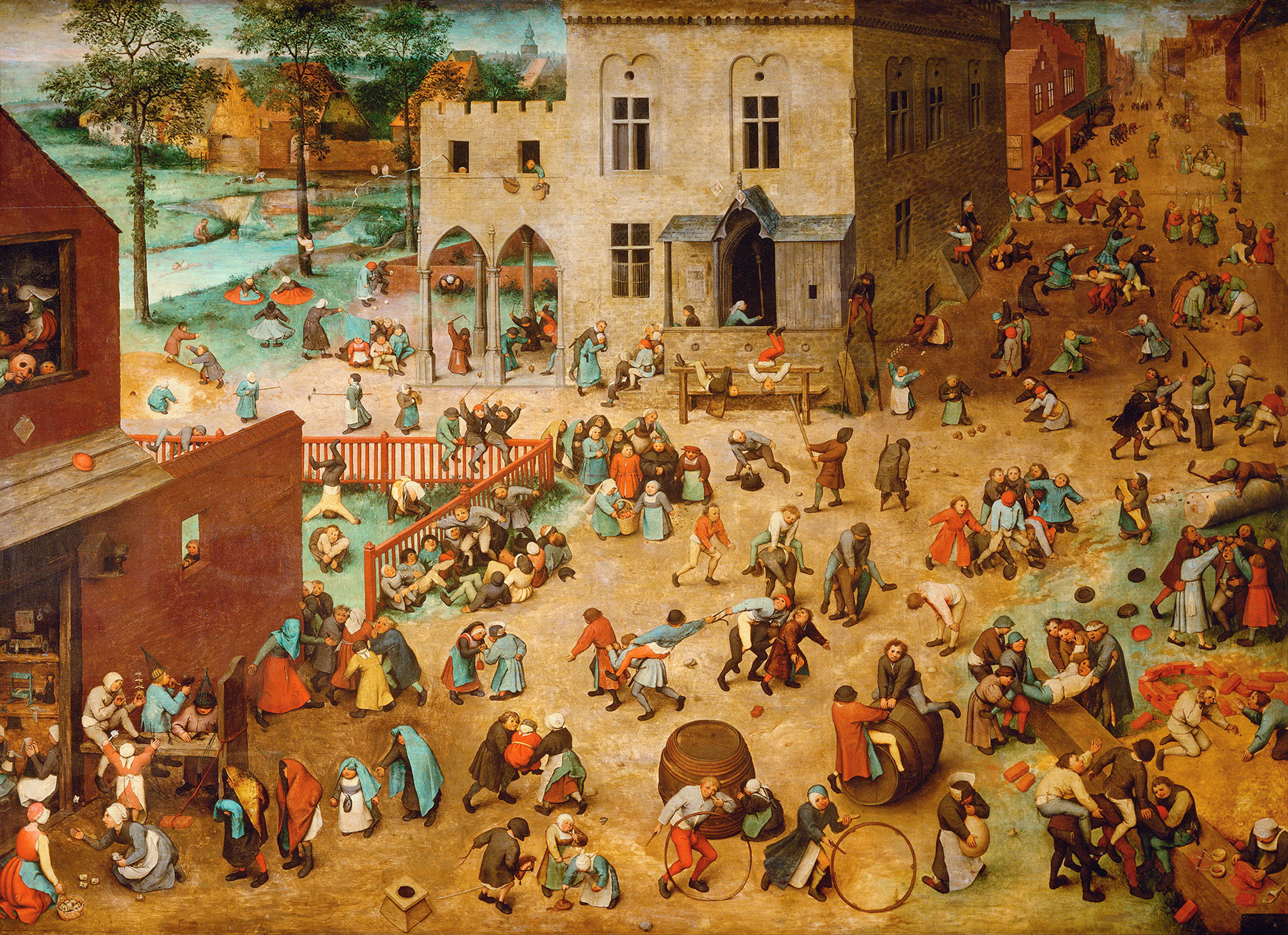 Giochi di bambini - Bruegel, Pieter - il Vecchio