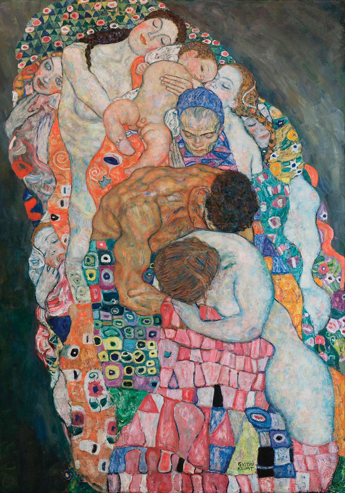 Morte e Vita (particolare) - Klimt, Gustav