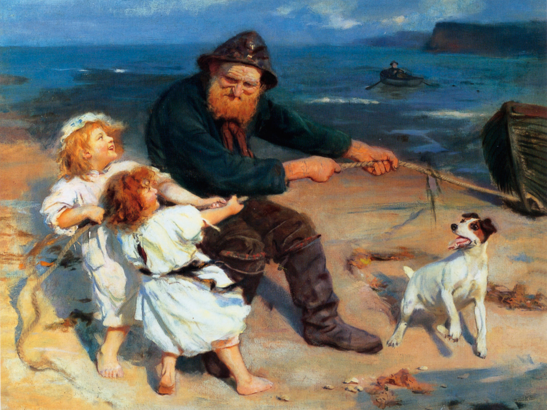Scena di porto - Elsley, Arthur John