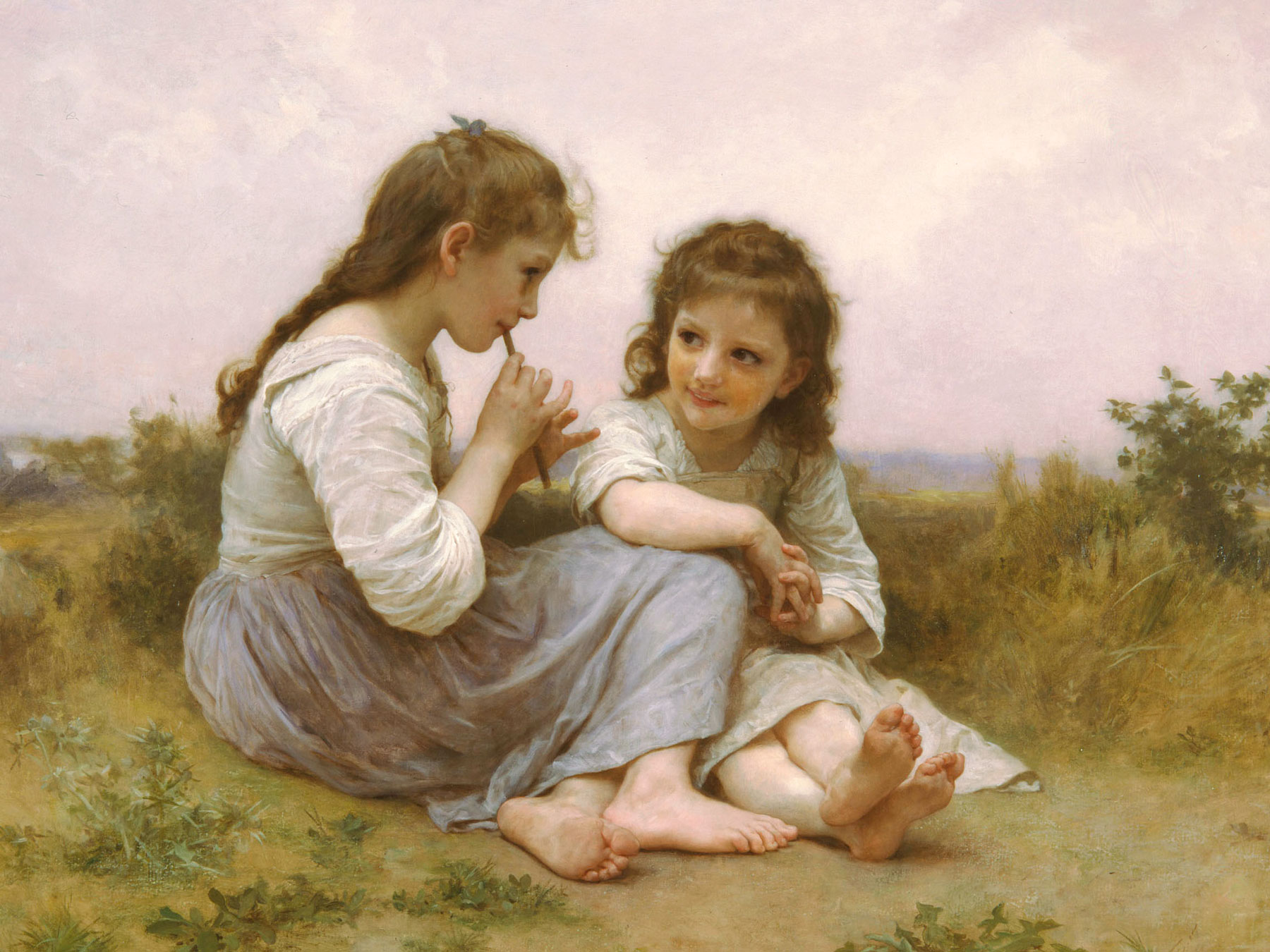 Idillio d'infanzia - Bouguereau, William Adolphe