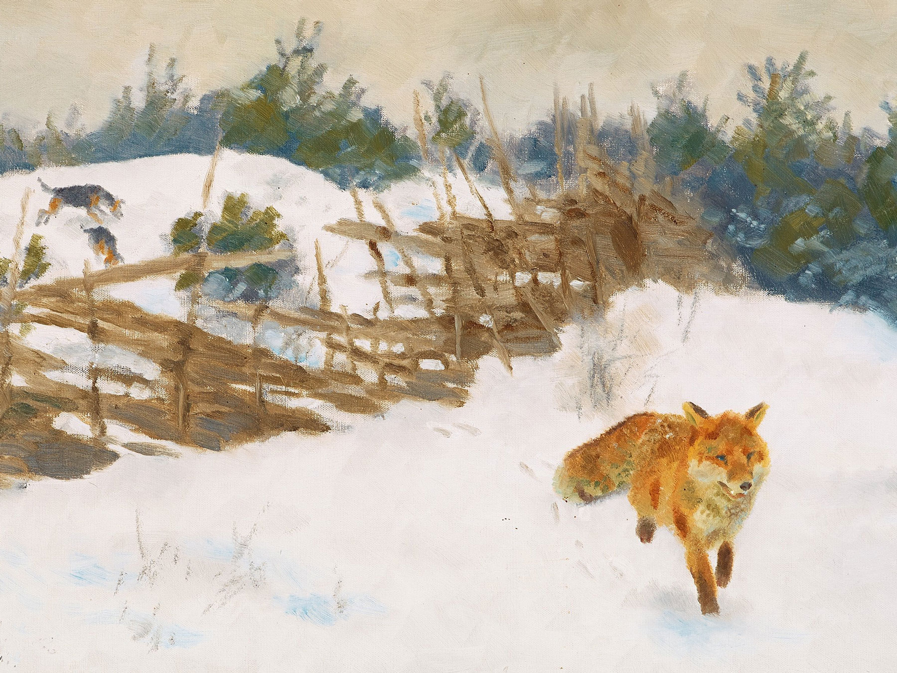 Paesaggio invernale - Liljefors, Bruno