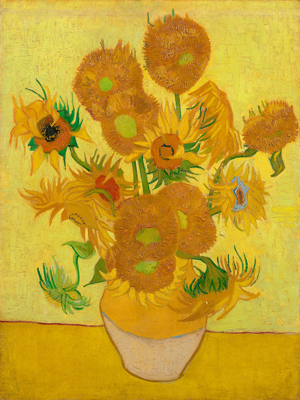 Vaso con quindici girasoli - Van Gogh, Vincent