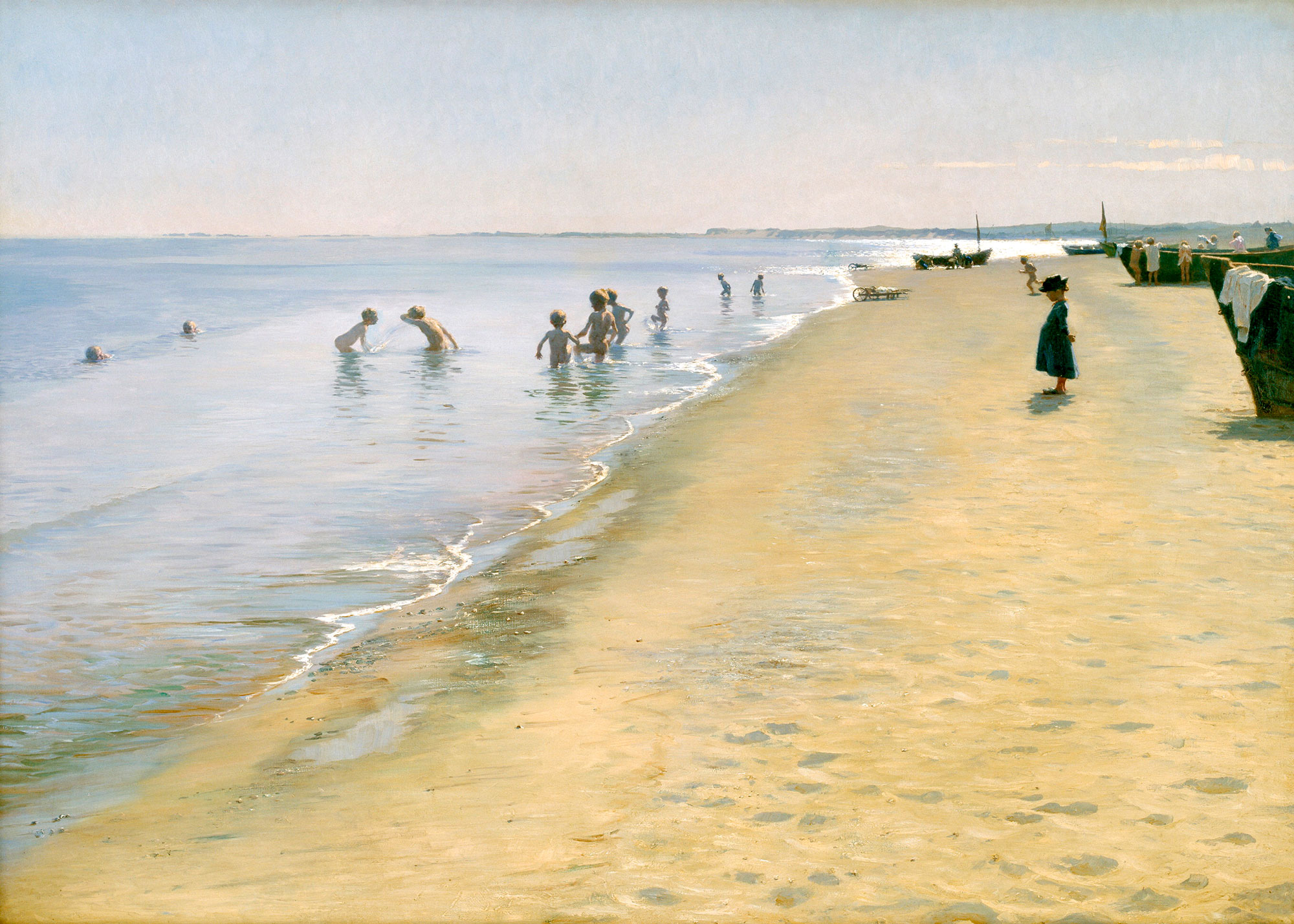 Giornata in spiaggia a Skagen - Krøyer, Peder Severin