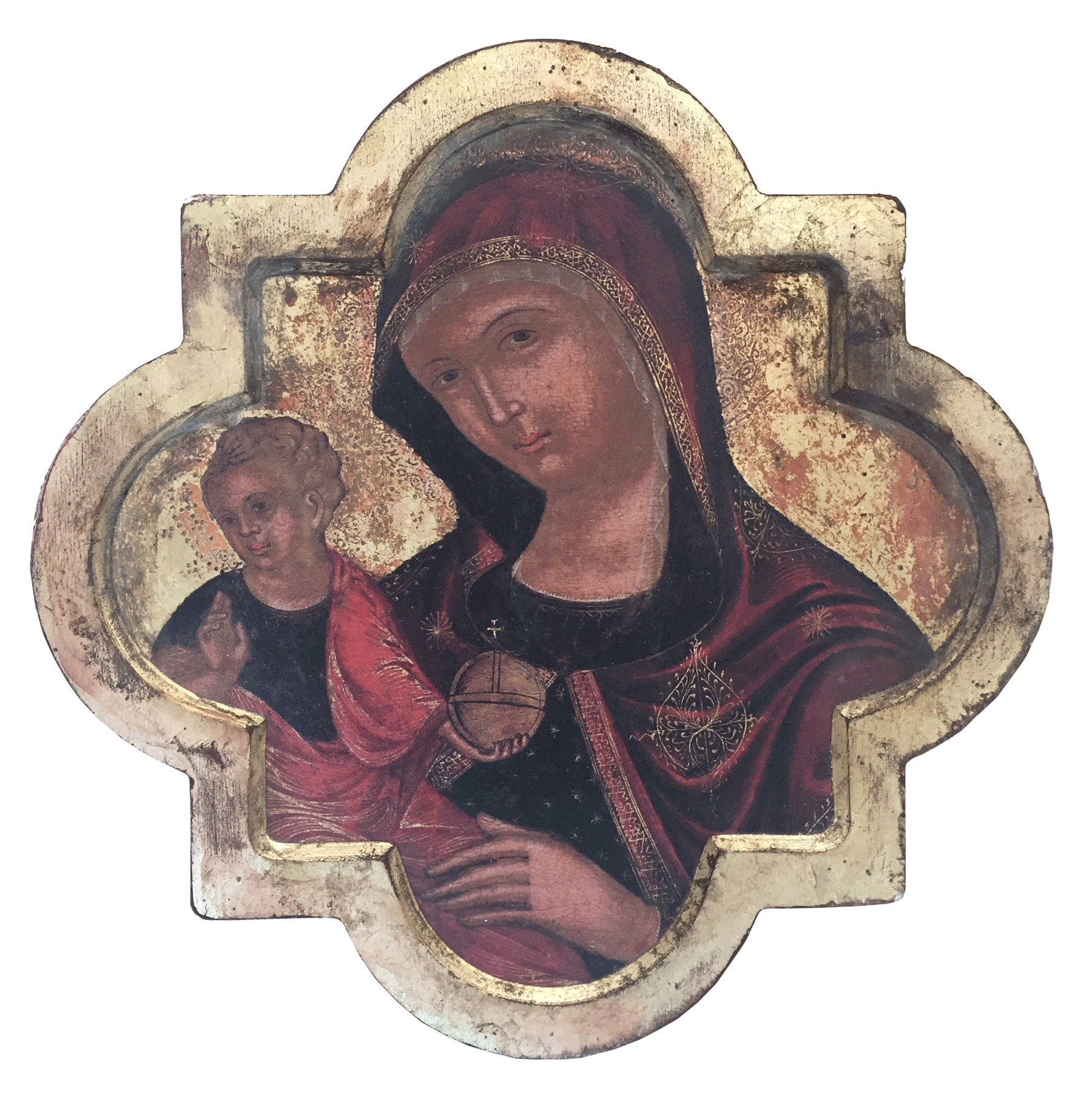 Madonna col Bambino benedicente - Anonimo