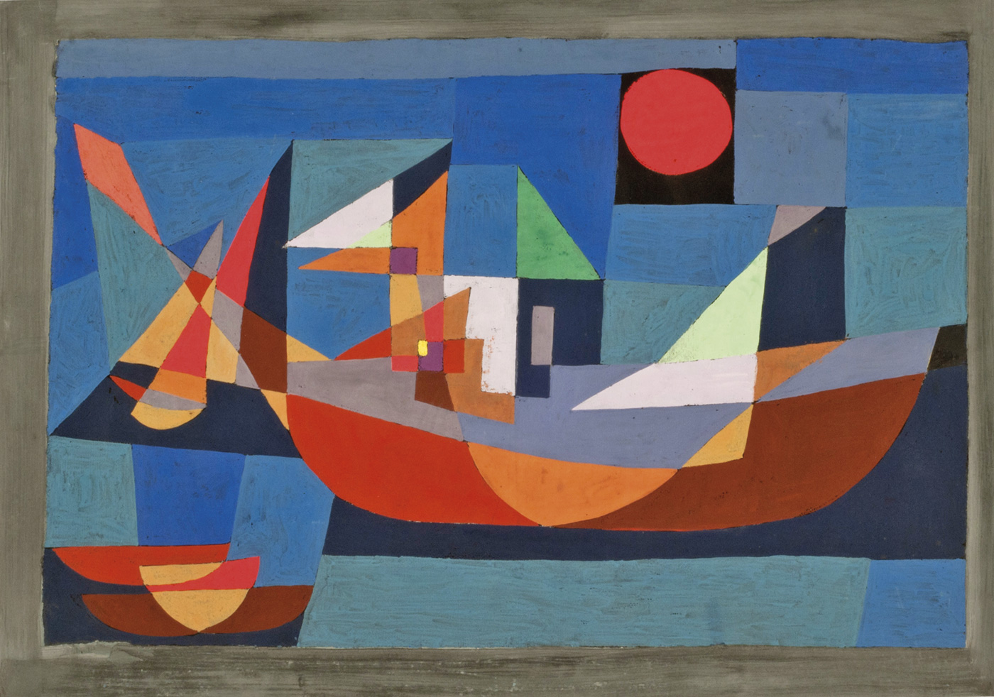 Barche a riposo - Klee, Paul