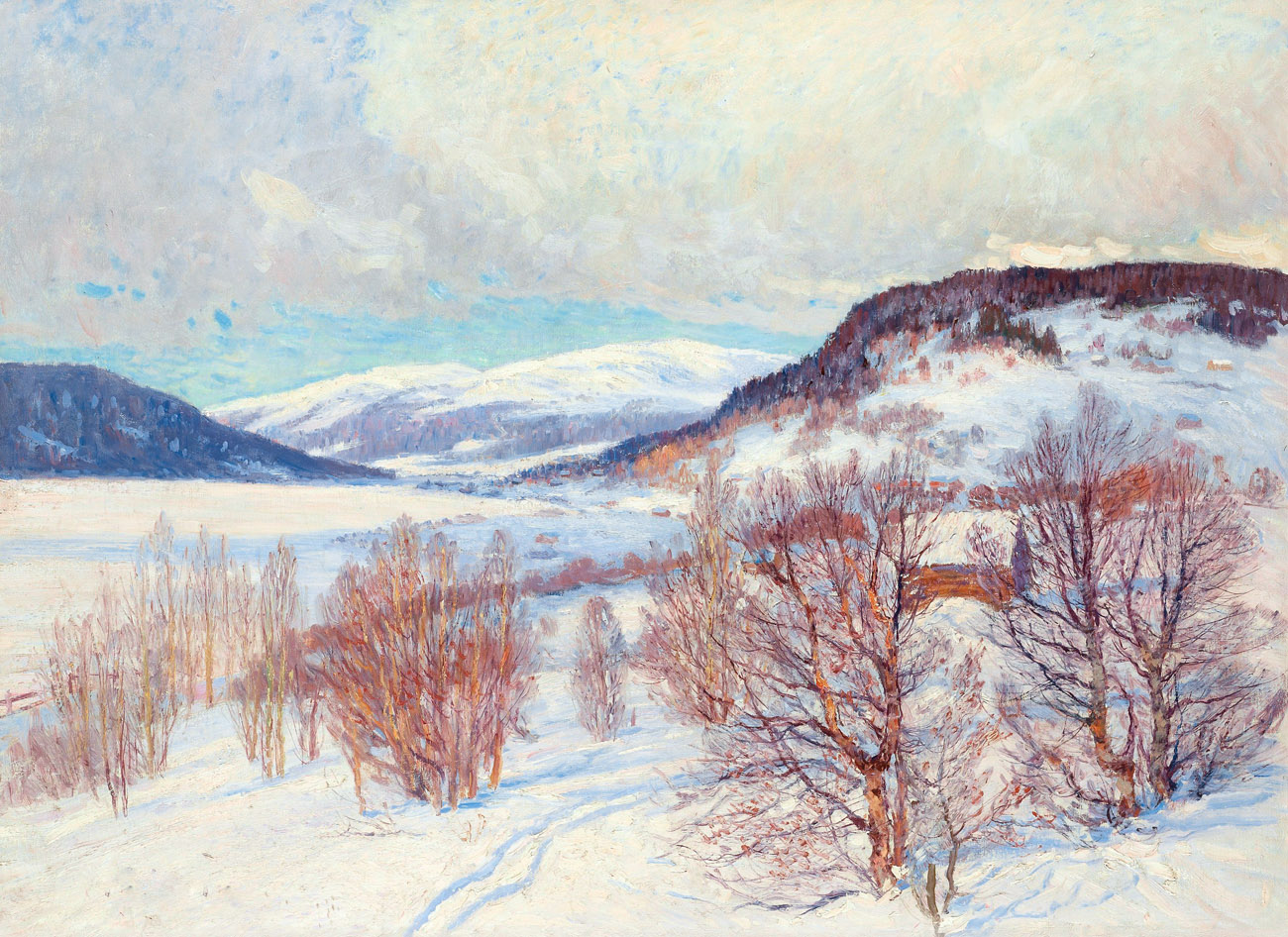Paesaggio d'inverno - Genberg, Anton