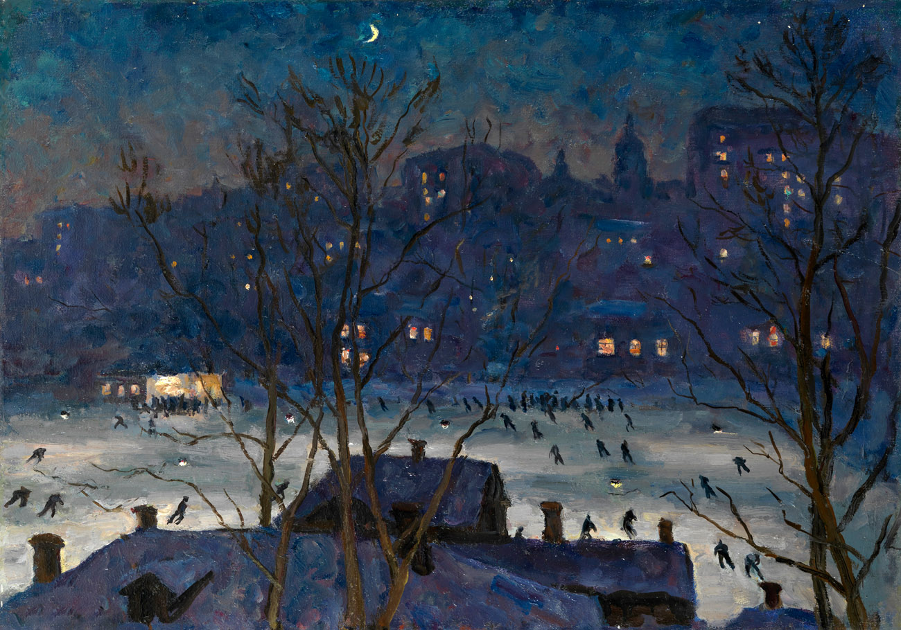 La pista di pattinaggio - Konchalovsky, Pyotr