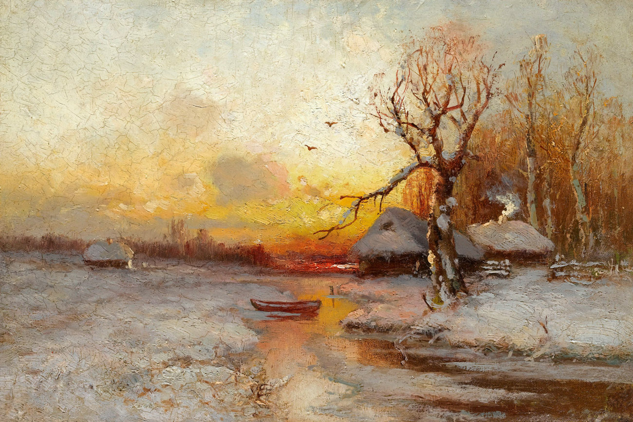 Tramonto d'inverno - Klever, Julius
