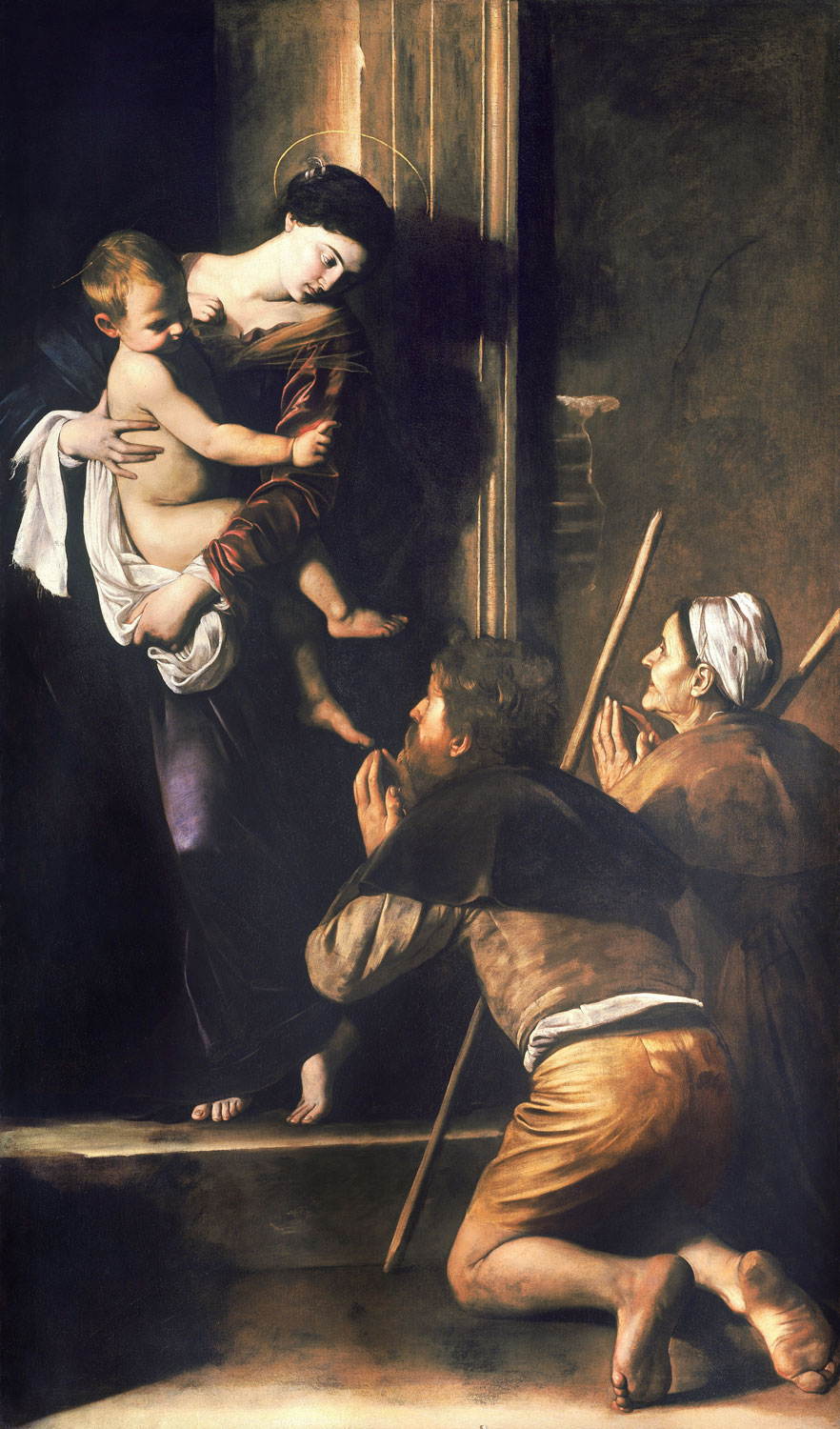 Madonna dei Pellegrini (o di Loreto) - Caravaggio (Michelangelo Merisi )
