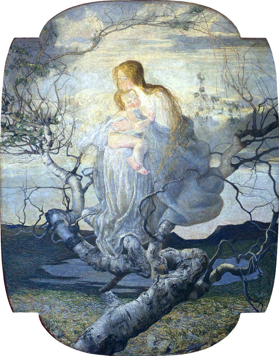 L'Angelo della vita - Segantini, Giovanni