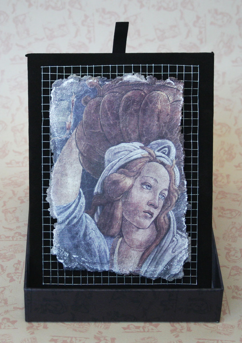Botticelli - Ragazza con cesto - FRAMMENTI AFFRESCO