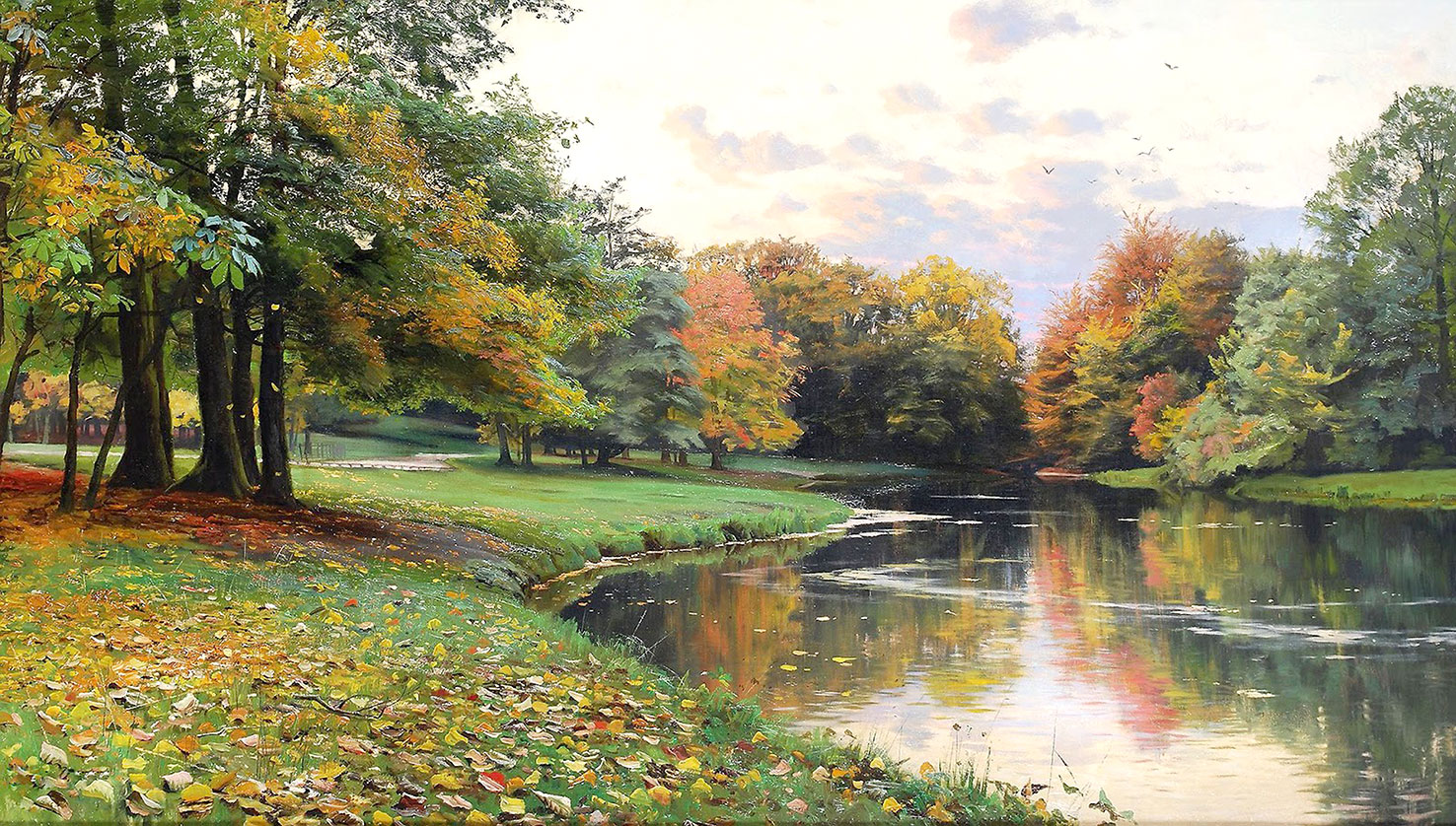 Paesaggio d'autunno - Mønsted, Peder Mørk