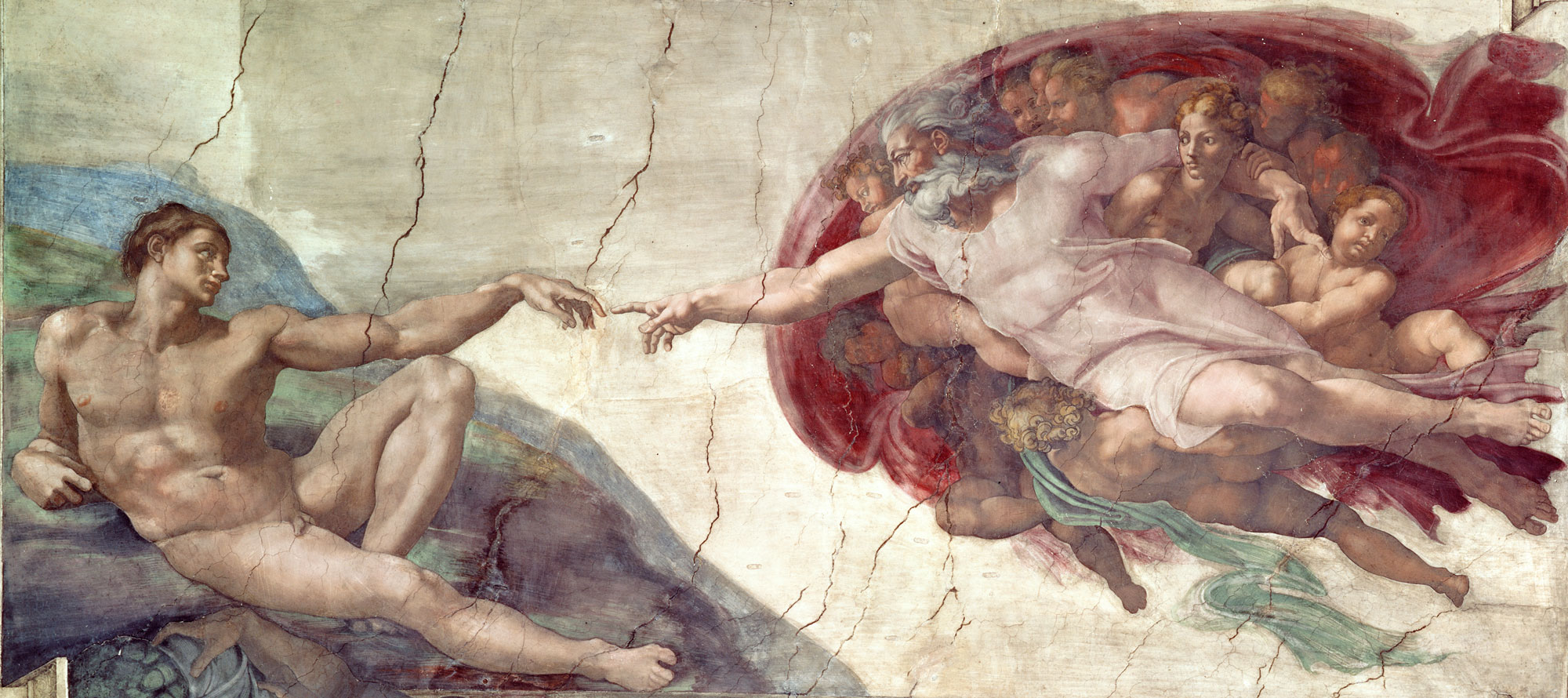 Creazione di Adamo - Michelangelo Buonarroti