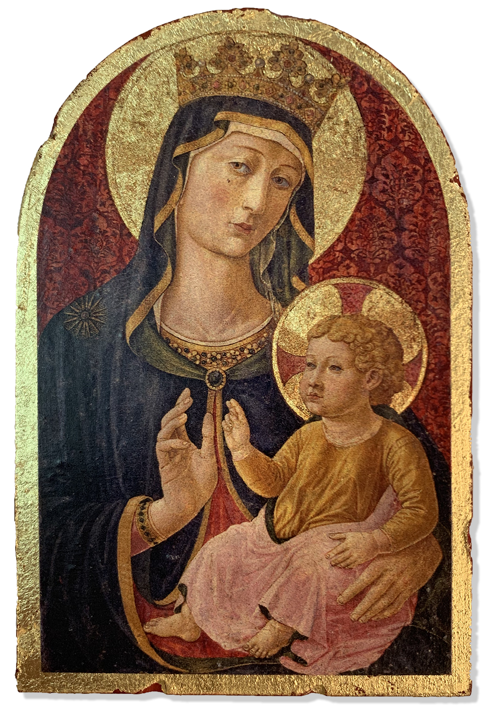 Madonna col Bambino (Del Poggio) - Gozzoli, Benozzo