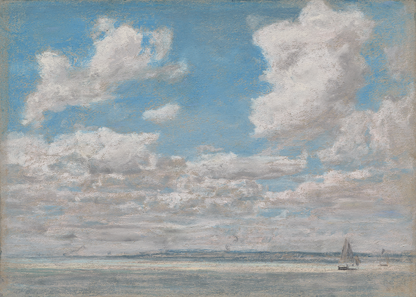Vista sul mare con cielo aperto - Boudin, Eugene