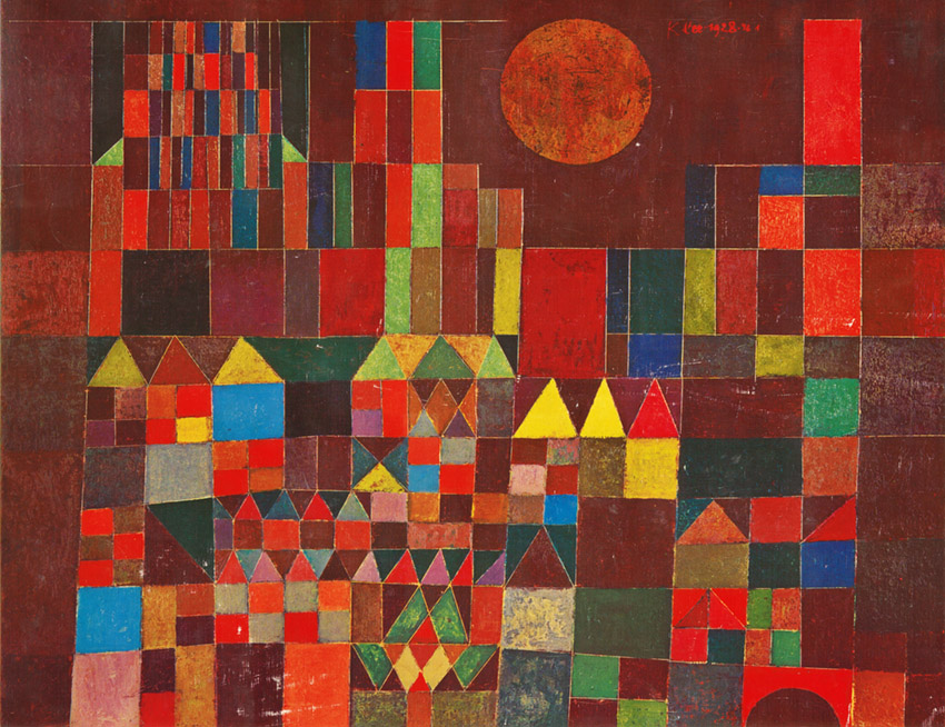 Castello e sole - Klee, Paul