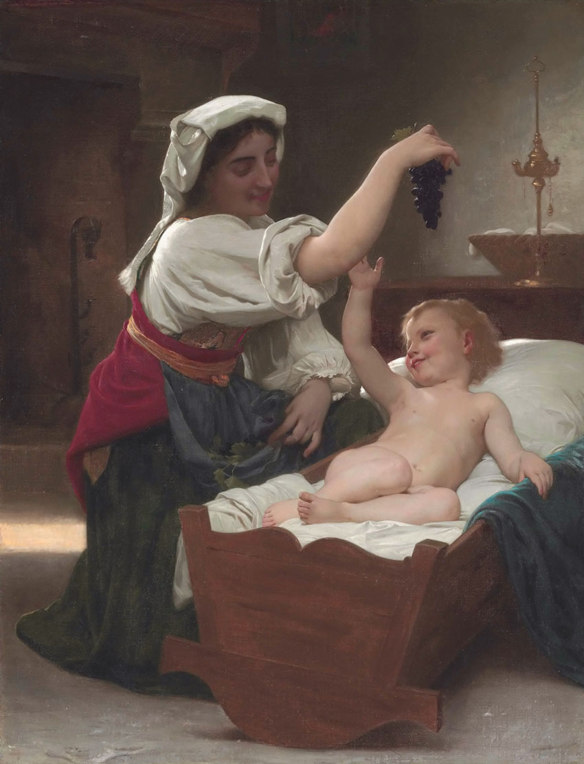Grappolo d'uva - Bouguereau, William Adolphe