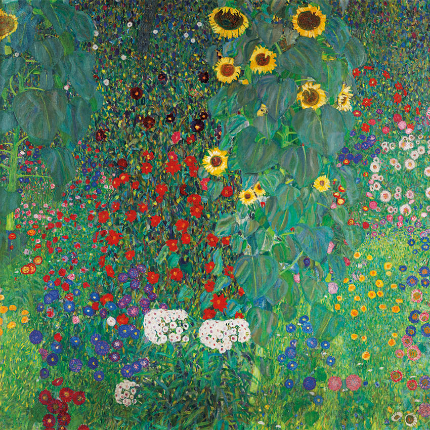 Giardino di campagna con girasoli - Klimt, Gustav