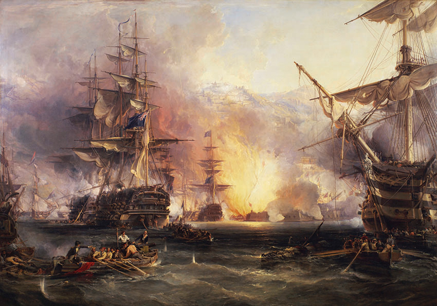Il bombardamento di Algeri - Chambers, George